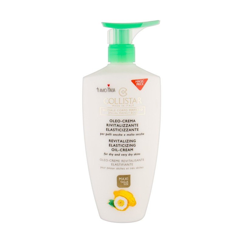 Collistar Special Perfect Body Revitalizing Elasticizing Oil-Cream  400Ml    For Woman (Body Cream)