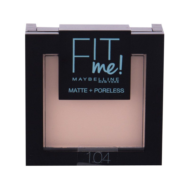 Maybelline Fit Me! Matte + Poreless  9G 104 Soft Ivory   For Woman (Powder)