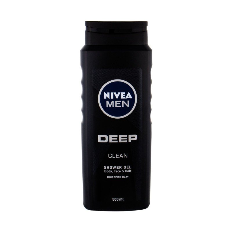 Nivea Men Deep Clean 500Ml Body, Face & Hair For Man (Shower Gel) Nivea Men Deep Clean 500Ml Body, Face & Hair For Man (Shower Gel)