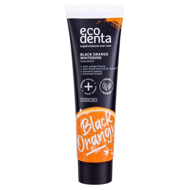 Ecodenta Toothpaste Black Orange Whitening  100Ml    Unisex (Toothpaste)