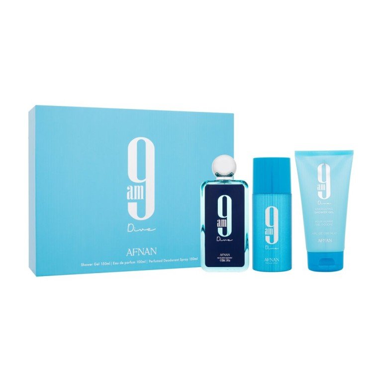 Afnan 9Am   Edp 100 Ml + Shower Gel 150 Ml + Deodorant 150 Ml Deodorant Dn00000101 100Ml U (Eau De Parfum) Dive