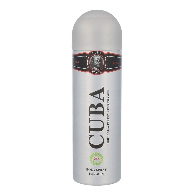 Cuba Black 200Ml For Man (Deodorant) Cuba Black 200Ml For Man (Deodorant)