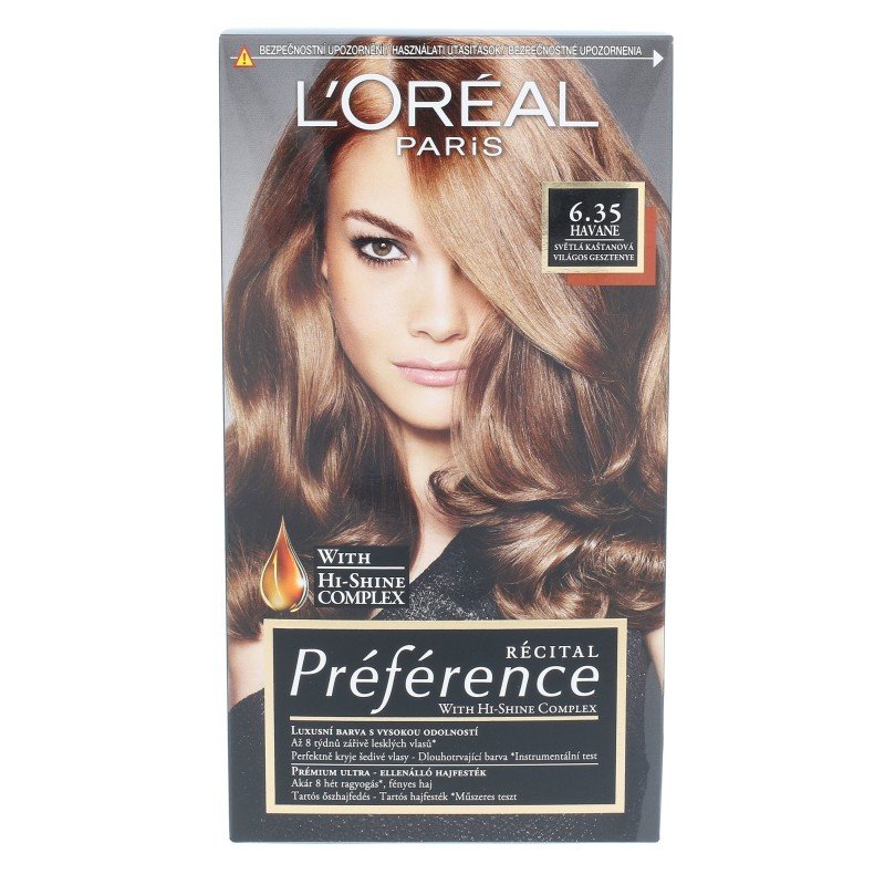 L'Oréal Paris Préférence Récital  60Ml 6.35 Havane   For Woman (Hair Color)