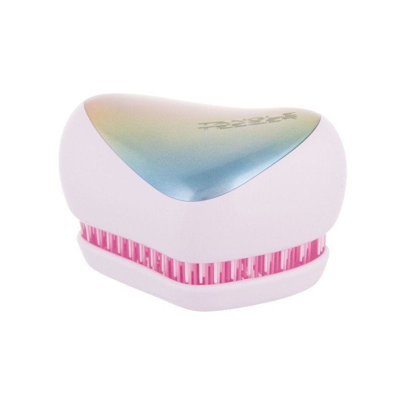 Tangle Teezer Compact Styler   1Pc Pearlescent Matte Chrome   For Woman (Hairbrush)