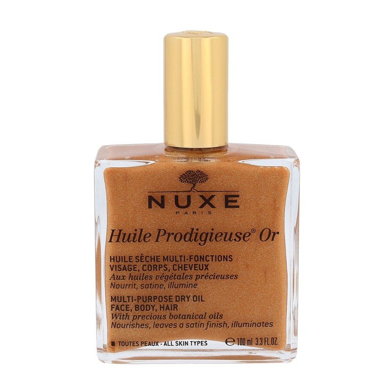 Nuxe Huile Prodigieuse Or  100Ml   Multi-Purpose Shimmering Dry Oil For Woman (Body Oil)