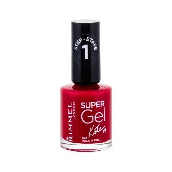 Rimmel London Super Gel By Kate Step1  12Ml 042 Rock N Roll   For Woman (Nail Polish)
