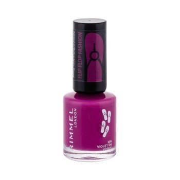 Rimmel London 60 Seconds Flip Flop  8Ml 336 Violet En Vogue   For Woman (Nail Polish)