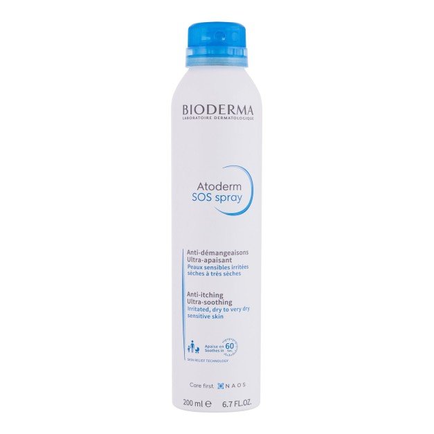 Bioderma Atoderm Sos Spray 200Ml Unisex (Body Water) Bioderma Atoderm Sos Spray 200Ml Unisex (Body Water)