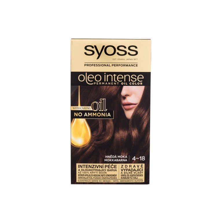 Syoss Oleo Intense Permanent Oil Color 50Ml  For Woman  (Hair Color)  4-18 Mokka Brown