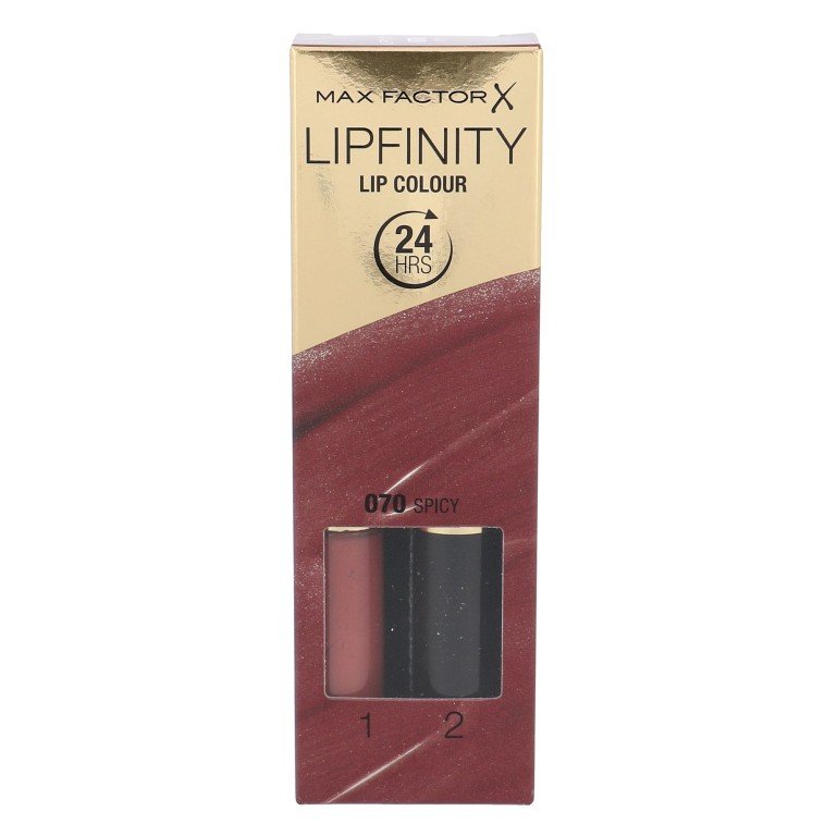 Max Factor Lipfinity Lip Colour 4,2G 070 Spicy For Woman (Lipstick) Max Factor Lipfinity Lip Colour 4,2G 070 Spicy For Woman (Lipstick)