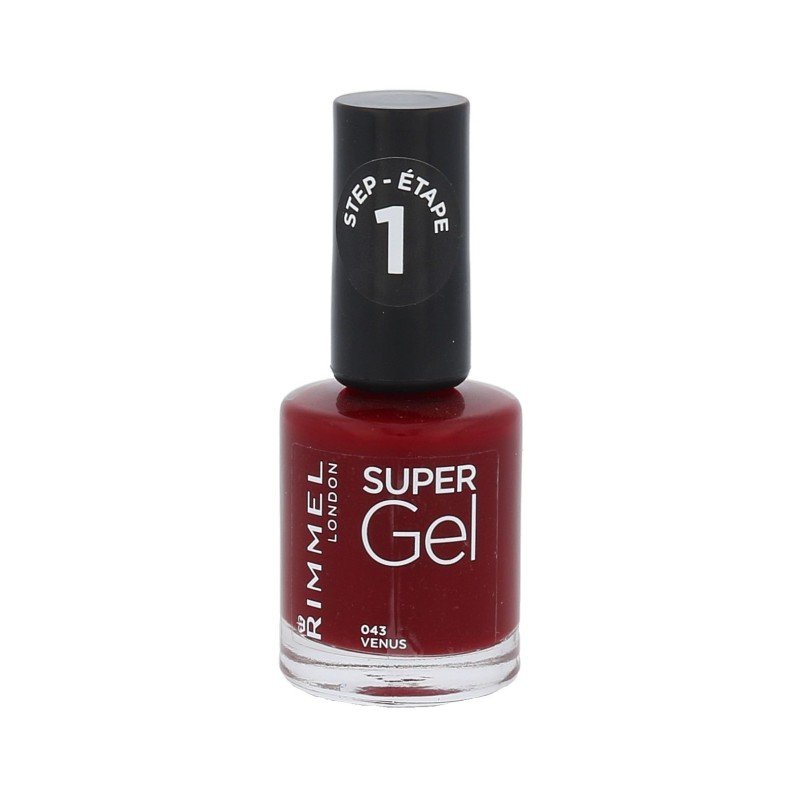 Rimmel London Super Gel Step1 12Ml 043 Venus For Woman (Nail Polish) Rimmel London Super Gel Step1 12Ml 043 Venus For Woman (Nail Polish)