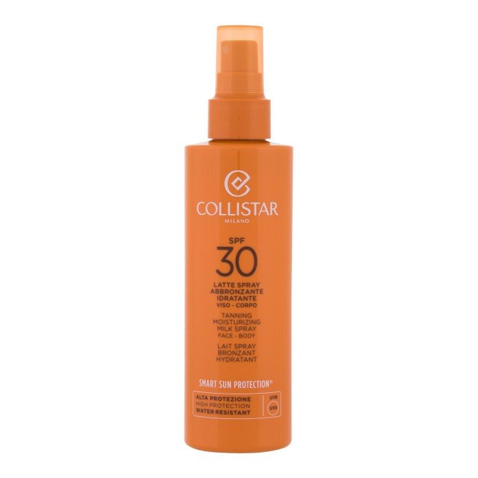 Collistar Smart Sun Protection Tanning Moisturizing Milk Spray  200Ml   Spf30 Unisex (Sun Body Lotion)