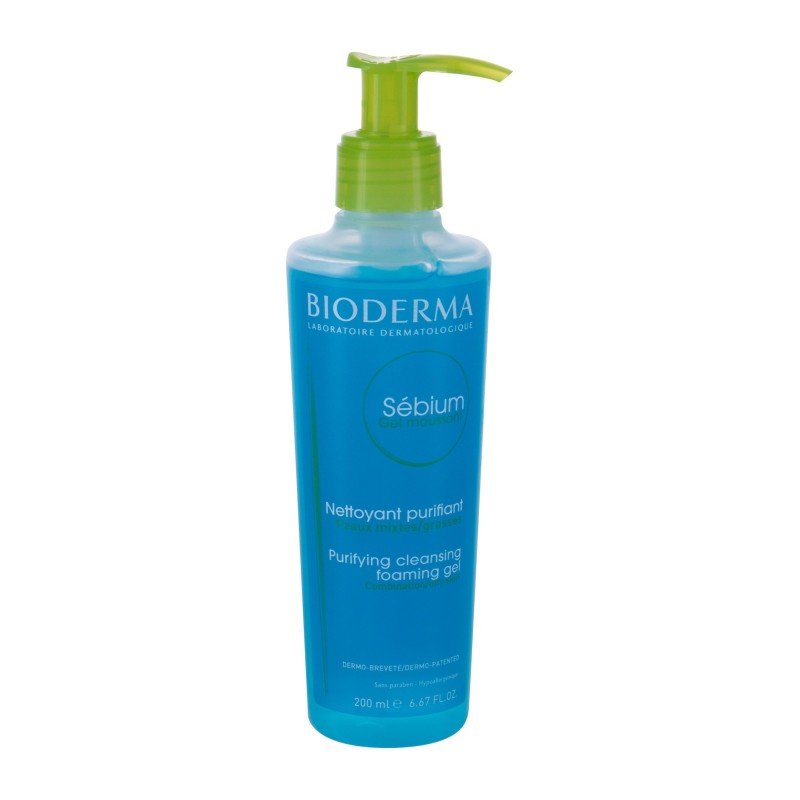 Bioderma Sébium Gel Moussant  200Ml   With Pump For Woman (Cleansing Gel)