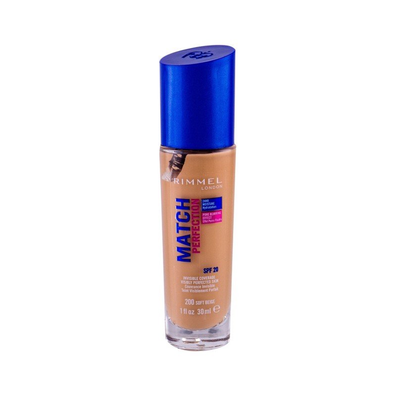Rimmel London Match Perfection Spf20  30Ml 200 Soft Beige   For Woman (Makeup)