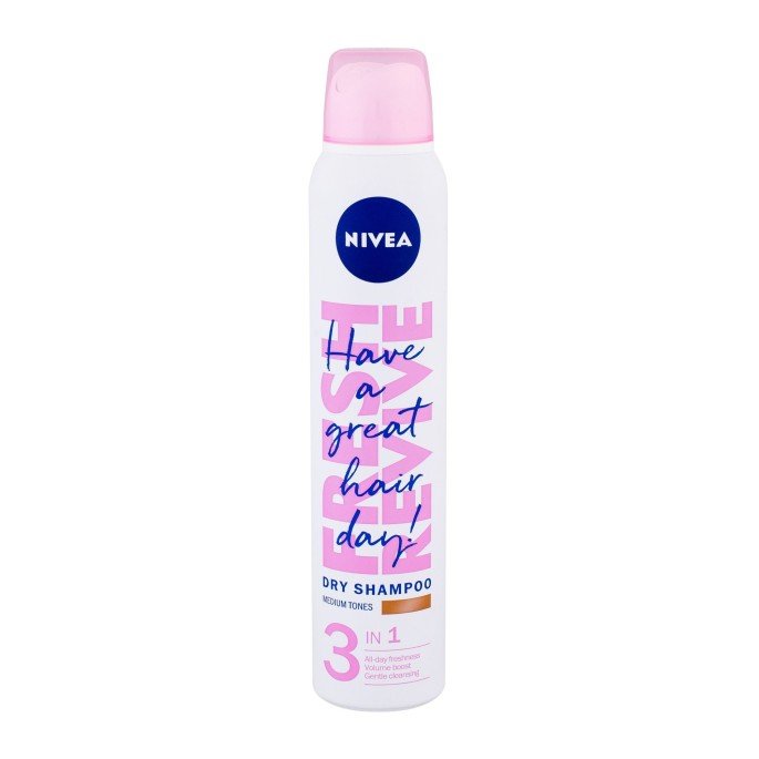 Nivea Fresh & Mild Medium Hair Tones  200Ml    For Woman (Dry Shampoo)