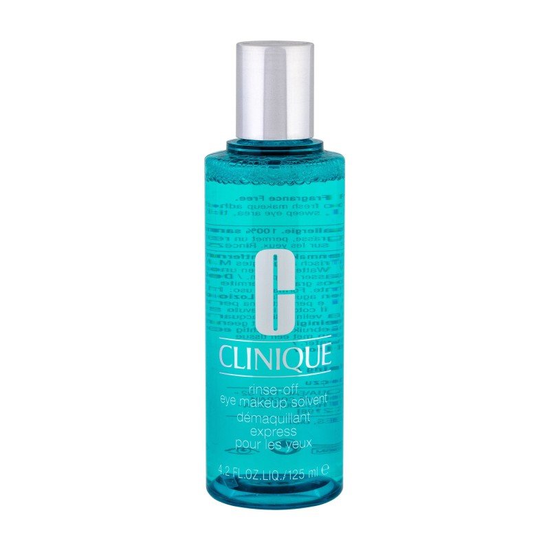 Clinique Rinse Off Eye Makeup Solvent   125Ml    For Woman (Eye Makeup Remover)
