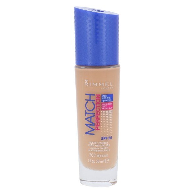 Rimmel London Match Perfection Spf20  30Ml 203 True Beige   For Woman (Makeup)