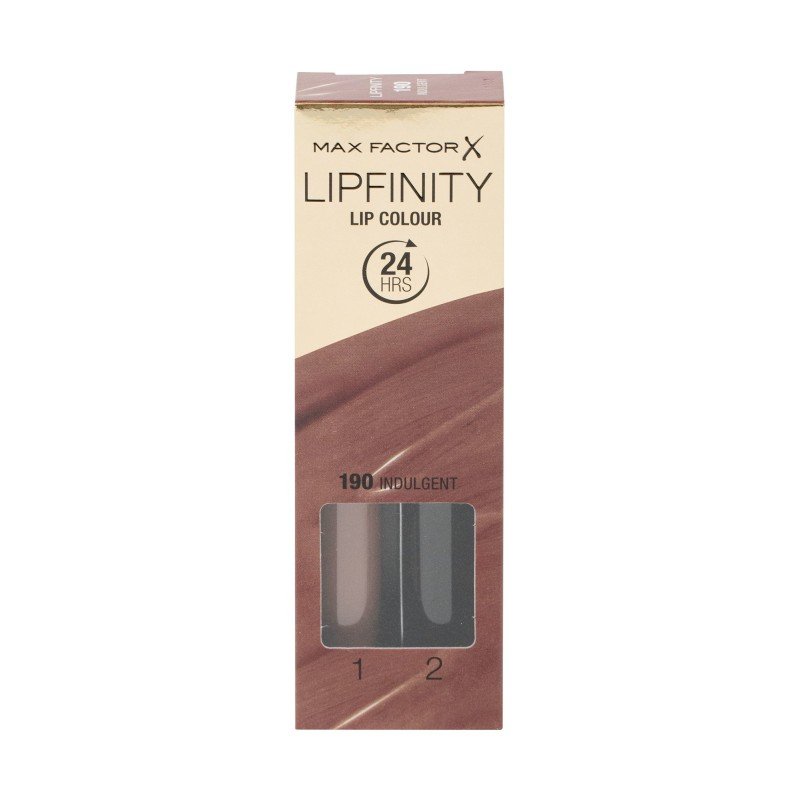 Max Factor Lipfinity Lip Colour  4,2G 190 Indulgent   For Woman (Lipstick)