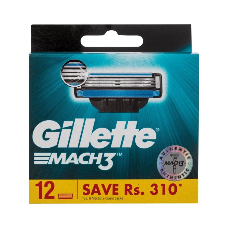 Gillette Mach3 12Pc For Man (Replacement Blade) Gillette Mach3 12Pc For Man (Replacement Blade)