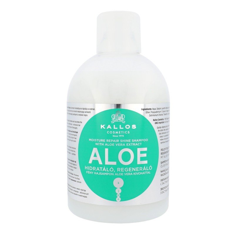 Kallos Cosmetics Aloe Vera   1000Ml    For Woman (Shampoo)