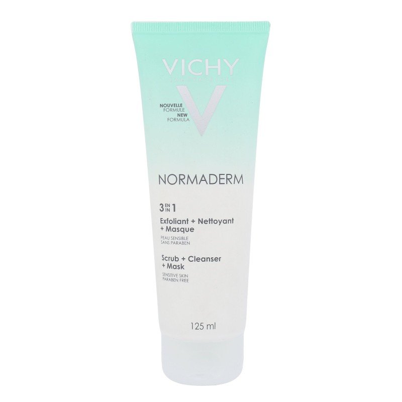 Vichy Normaderm 3In1 Scrub + Cleanser + Mask  125Ml    For Woman (Peeling)