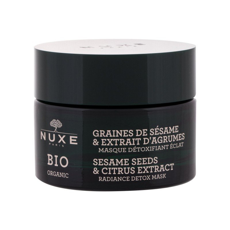 Nuxe Bio Organic Sesame Seeds & Citrus Extract  50Ml   Radiance Detox Mask For Woman (Face Mask)