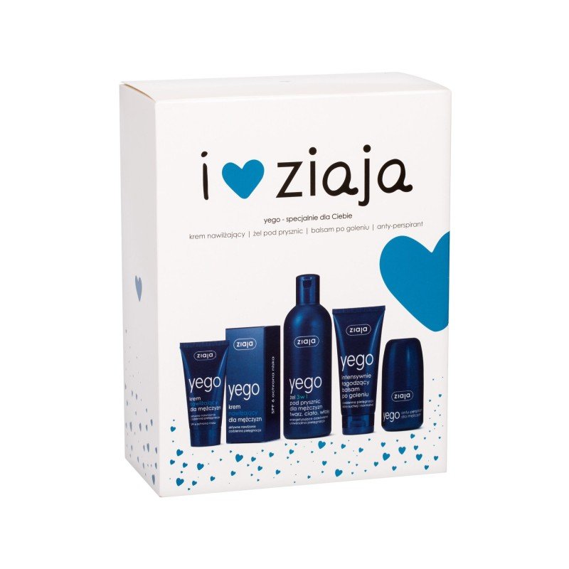 Ziaja Men  Shower Gel 3In1 300 Ml + Hydrating Cream Spf6 50 Ml + Aftershave Balm 75 Ml + Antiperspirant 60 Ml 300Ml    For Man (Shower Gel)