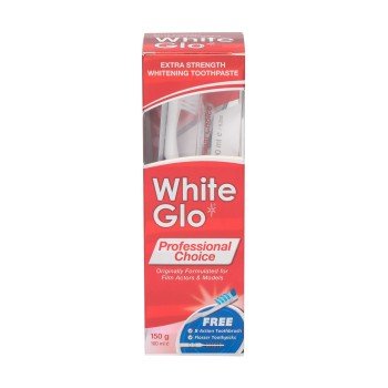 White Glo Professional Choice  Tooth Paste 100 Ml + Tooth Brush 1 Pc + Interdental Brush 8 Pcs 100Ml    Unisex (Toothpaste)