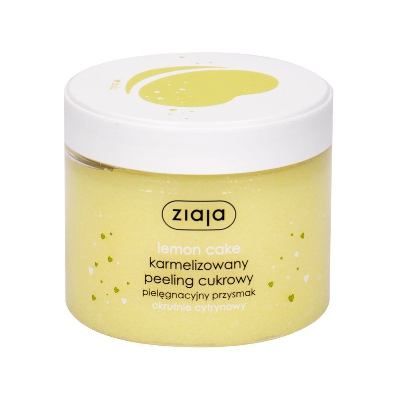 Ziaja Lemon Cake Sugar Body Scrub  300Ml    For Woman (Body Peeling)