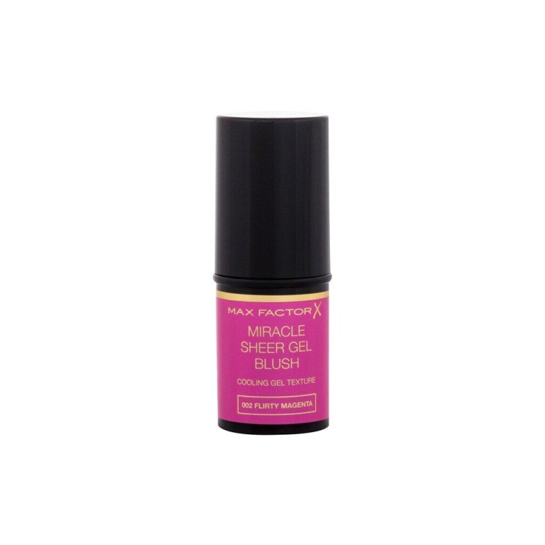 Max Factor Miracle Sheer 8G 002 Flirty Magenta For Woman (Blush) Max Factor Miracle Sheer 8G 002 Flirty Magenta For Woman (Blush)