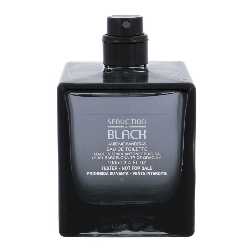 Antonio Banderas Seduction In Black   100Ml    For Man Without Box(Eau De Toilette)