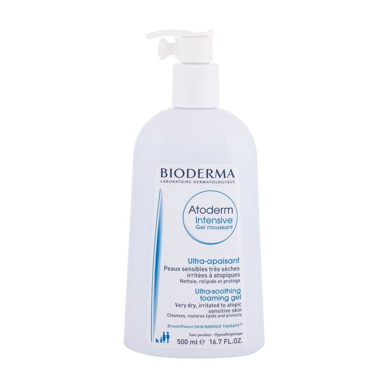 Bioderma Atoderm Intensive Ultra-Soothing Foaming Gel  500Ml    Unisex (Shower Gel)