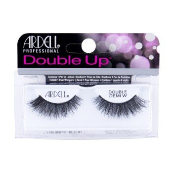 Ardell Double Up Double Demi Wispies  1Pc Black   For Woman (False Eyelashes)