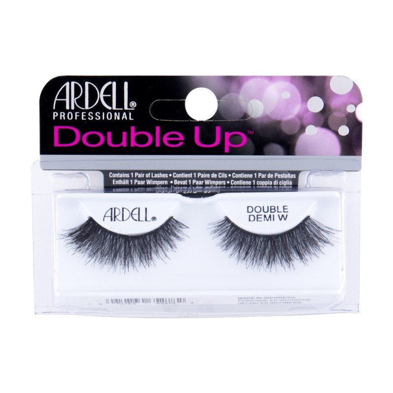 Ardell Double Up Double Demi Wispies  1Pc Black   For Woman (False Eyelashes)
