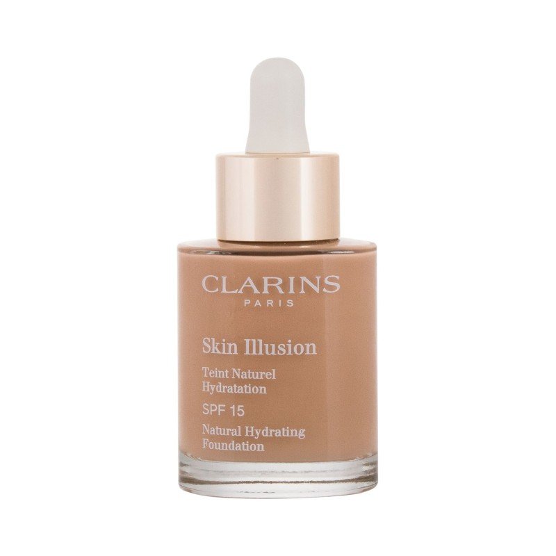 Clarins Skin Illusion Natural Hydrating  30Ml 112 Amber  Spf15 For Woman (Makeup)