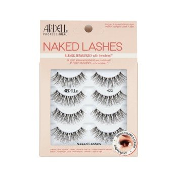 Ardell Naked Lashes 422  4Pc Black   For Woman (False Eyelashes)