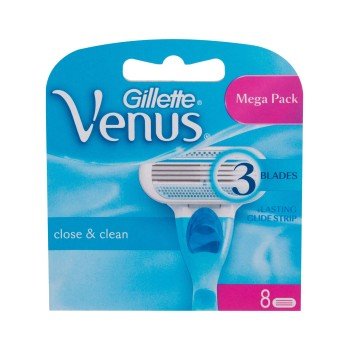 Gillette Venus Close & Clean  8Pc    For Woman (Replacement Blade)