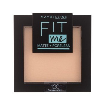 Maybelline Fit Me! Matte + Poreless  9G 120 Classic Ivory   For Woman (Powder)