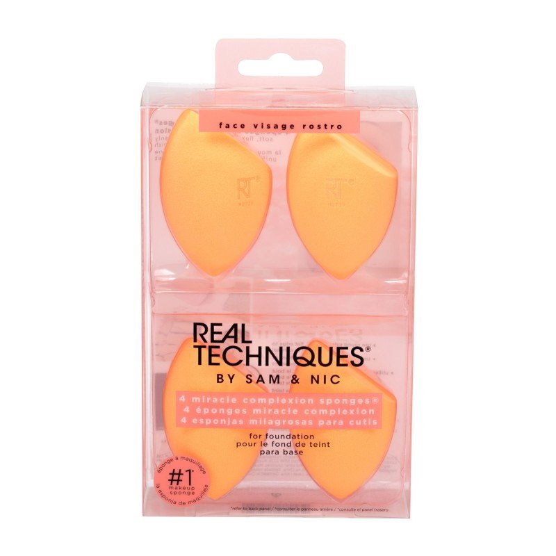 Real Techniques Miracle Complexion Sponge 4Pc For Woman (Applicator) Real Techniques Miracle Complexion Sponge 4Pc For Woman (Applicator)