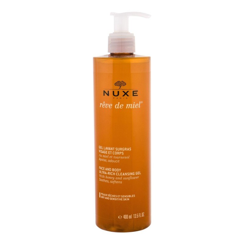 Nuxe Reve De Miel Face And Body Ultra-Rich Cleansing Gel 400Ml For Woman (Shower Gel) Nuxe Reve De Miel Face And Body Ultra-Rich Cleansing Gel 400Ml For Woman (Shower Gel)