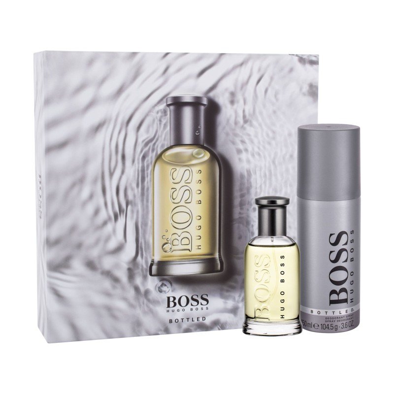 Hugo Boss Boss Bottled  Edt 50 Ml + Deodorant 150 Ml 50Ml    For Man (Eau De Toilette)