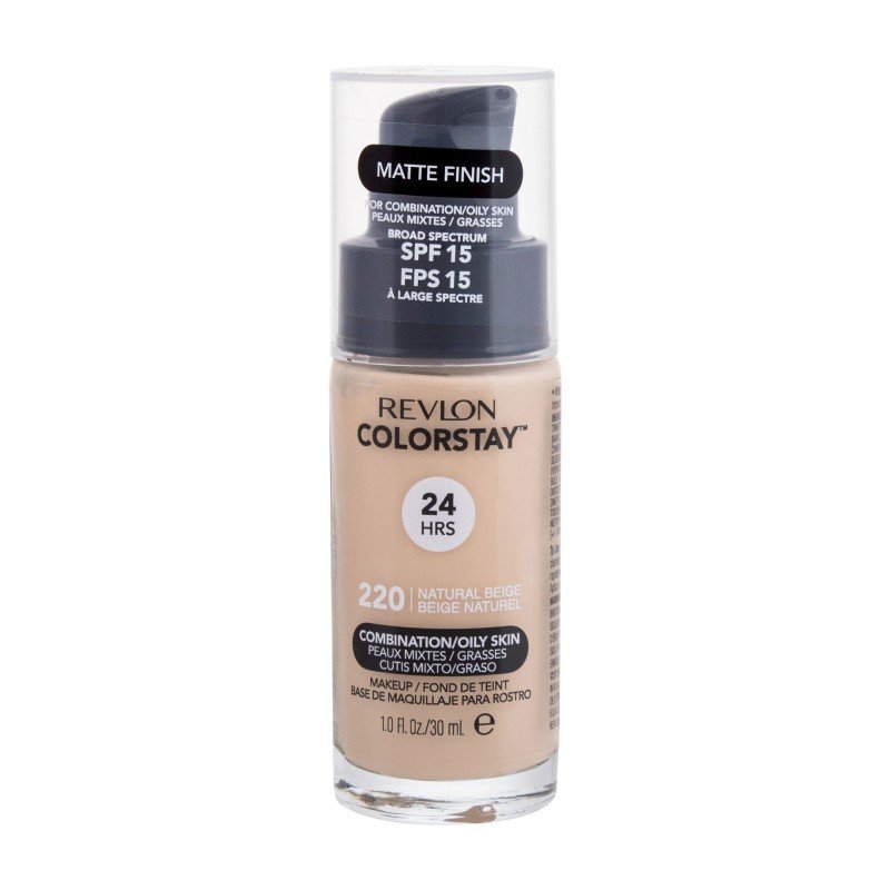 Revlon Colorstay Combination Oily Skin  30Ml 220 Natural Beige  Spf15 For Woman (Makeup)