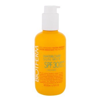 Biotherm Sun Milk Waterlover  200Ml   Spf30 For Woman (Sun Body Lotion)