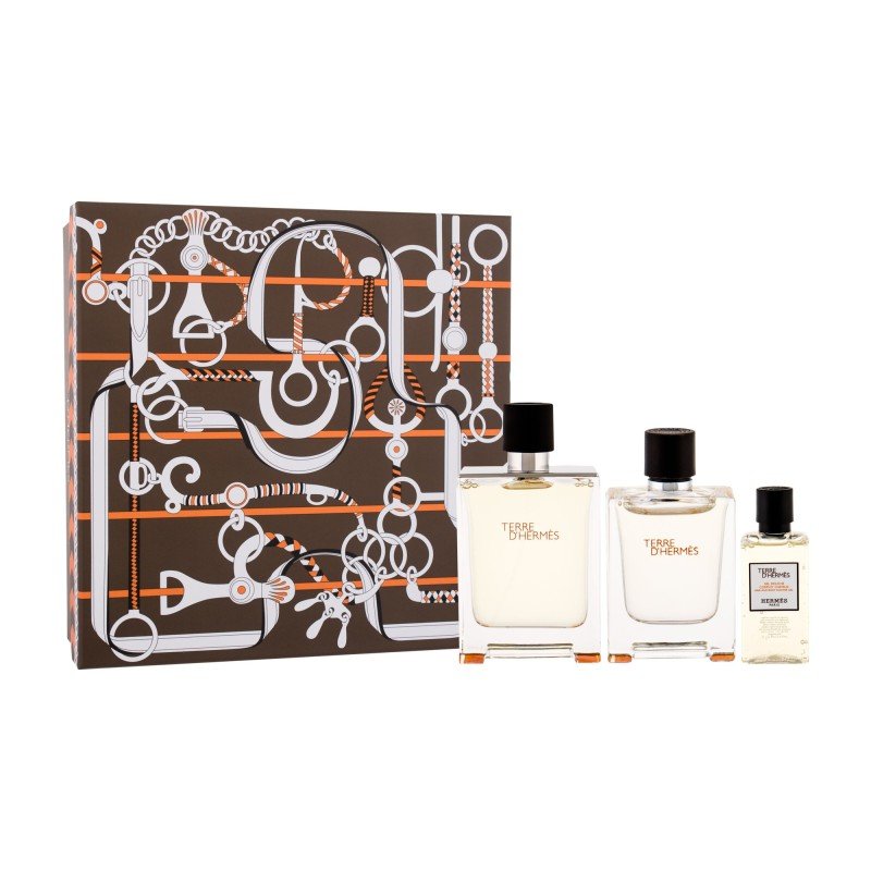 Hermes Terre D´Hermes  Edt 100Ml + 5Ml Edt + 40Ml Shower Gel 100Ml    For Man (Eau De Toilette)