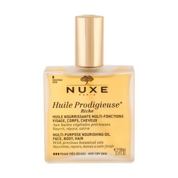 Nuxe Huile Prodigieuse Riche  100Ml   Multi-Purpose Oil For Woman (Body Oil)