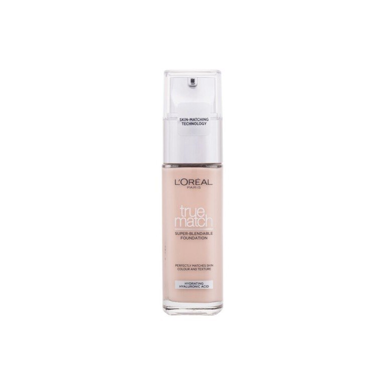 Loreal Paris True Match Super-Blendable Foundation 30Ml For Woman (Makeup) 0.5N Porcelain Loreal Paris True Match Super-Blendable Foundation 30Ml For Woman (Makeup) 0.5N Porcelain