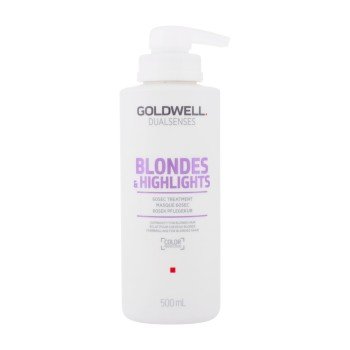 Goldwell Dualsenses Blondes Highlights 60 Sec Treatment  500Ml    For Woman (Hair Mask)