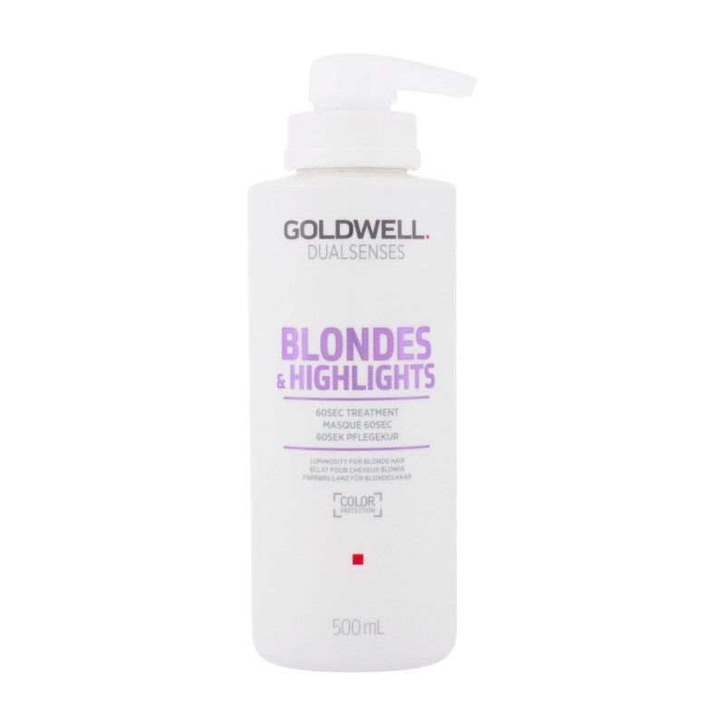 Goldwell Dualsenses Blondes Highlights 60 Sec Treatment  500Ml    For Woman (Hair Mask)