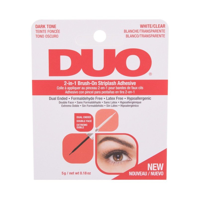 Ardell Duo 2-In-1 Brush-On Striplash Adhesive  5G    For Woman (False Eyelashes)