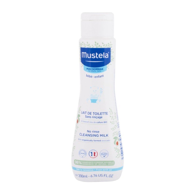 Mustela Bébé No Rinse Cleansing Milk 200Ml K (Body Lotion) Mustela Bébé No Rinse Cleansing Milk 200Ml K (Body Lotion)